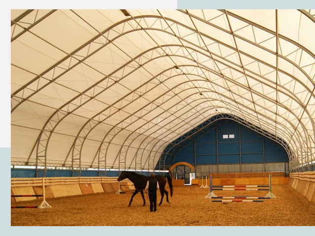 Строительство конных манежей в Кондопоге