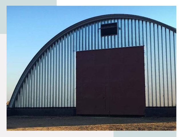 Бескаркасные ангары в Кондопоге