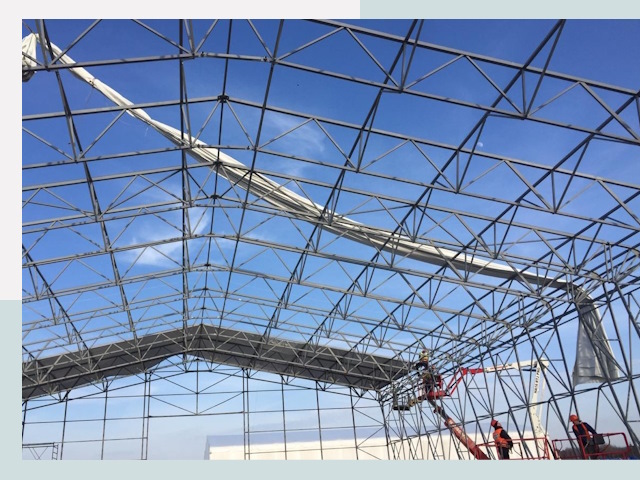 Шатровые ангары от 609 руб. в Кондопоге и Карелии