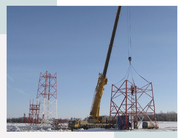 Монтаж вышек связи в Кондопоге