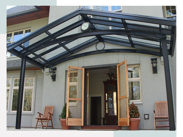 Козырьки металлические в Кондопоге