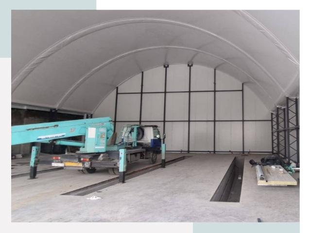 Внутреннее оснащение ангаров в Кондопоге