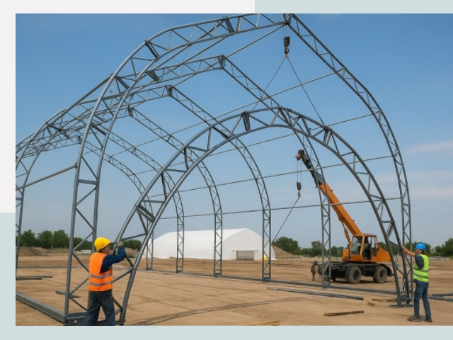 Монтаж ангаров в Кондопоге от 609 руб. - Надежно и быстро